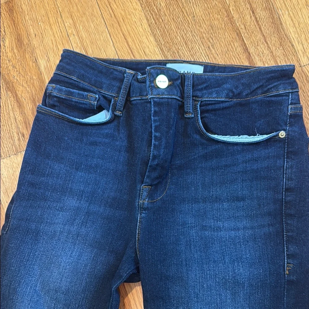 Frame Dark Blue Le One Skinny Women's Jeans Size 1